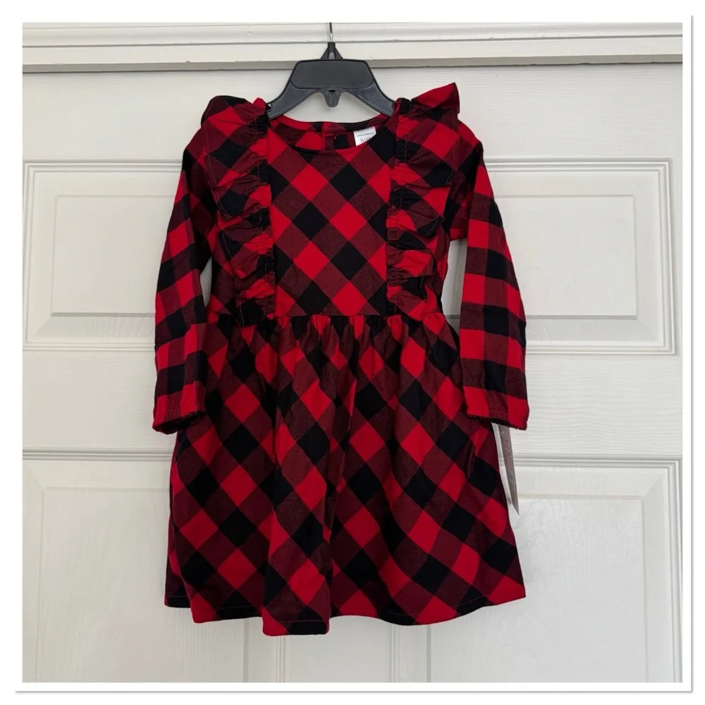 Baby Girls Buffalo Check Dress Just One You made by carter’s